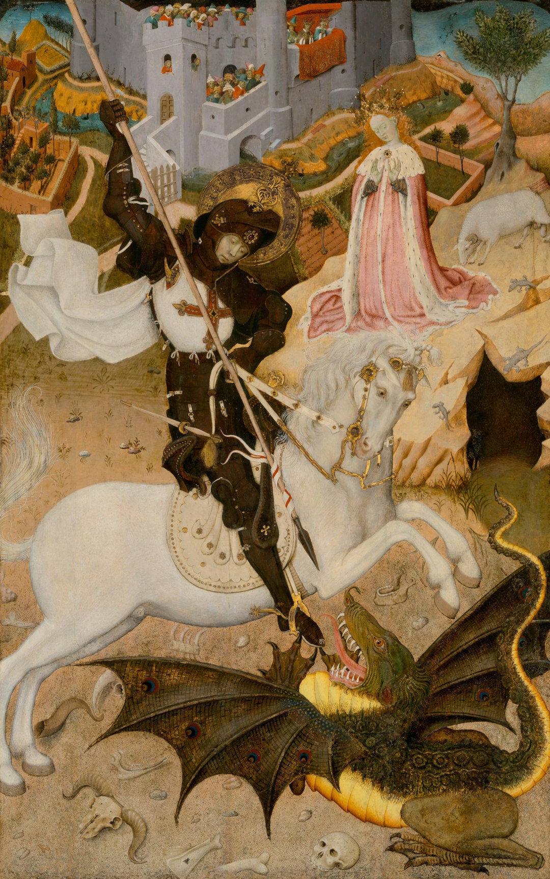 The Lady and the Unicorn tapestry showing the sense of taste